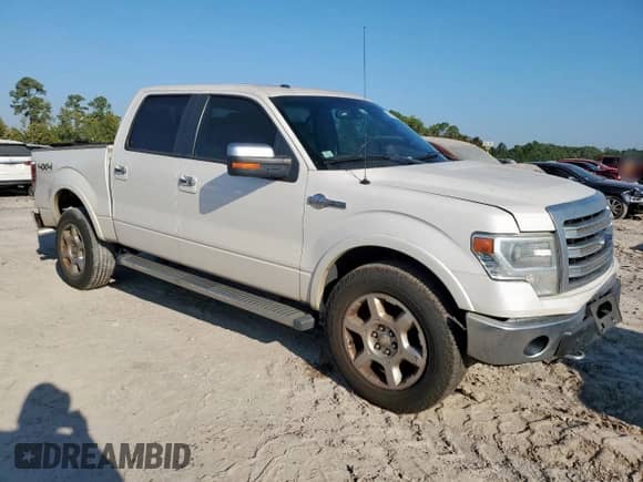 2013 Ford F-150 XLT with VIN 1FTFW1EF2DKG47327, listed as a Copart auction lot 85078725 with 257,080 mi miles and Salvage title. Bid and sale history available at DreamBid. Image 4.