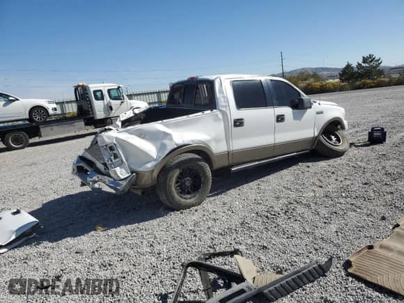 2006 Ford F-150 XLT with VIN 1FTPW14V36FA70929, listed as a Copart auction lot 83987485 with 193,719 mi miles and Salvage title. Bid and sale history available at DreamBid. Image 3.