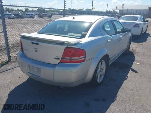 2008 Dodge Avenger SXT with VIN 1B3LC56R98N607599, listed as a IAAI auction lot 43311090 with 163,056 mi miles and . Bid and sale history available at DreamBid. Image 4.