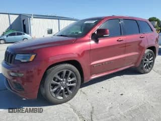 2018 Jeep Grand Cherokee Overland with VIN 1C4RJFCG3JC273210, listed as a Copart auction lot 85368095 with 98,223 mi miles and Salvage title. Bid and sale history available at DreamBid. Image 1.