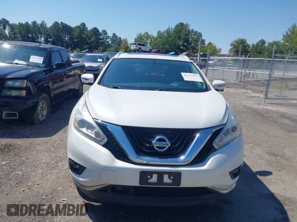 2017 Nissan Murano Platinum with VIN 5N1AZ2MH3HN123999, listed as a IAAI auction lot 43137857 with 61,804 mi miles and . Bid and sale history available at DreamBid. Image 12.
