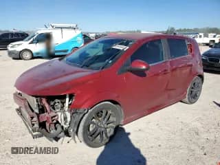 2017 Chevrolet Sonic Premier with VIN 1G1JF6SB1H4125333, listed as a Copart auction lot 80949404 with 85,595 mi miles and Salvage title. Bid and sale history available at DreamBid. Image 1.