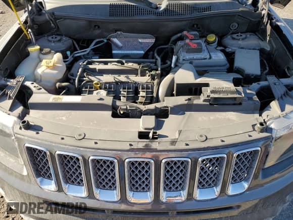 2017 Jeep Compass Latitude with VIN 1C4NJCEA5HD115980, listed as a Copart auction lot 80718455 with 56,031 mi miles and Salvage title. Bid and sale history available at DreamBid. Image 11.