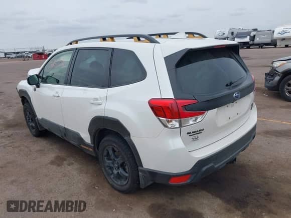 2023 Subaru Forester Wilderness with VIN JF2SKALC8PH526968, listed as a IAAI auction lot 43252036 with 36,500 mi miles and . Bid and sale history available at DreamBid. Image 3.