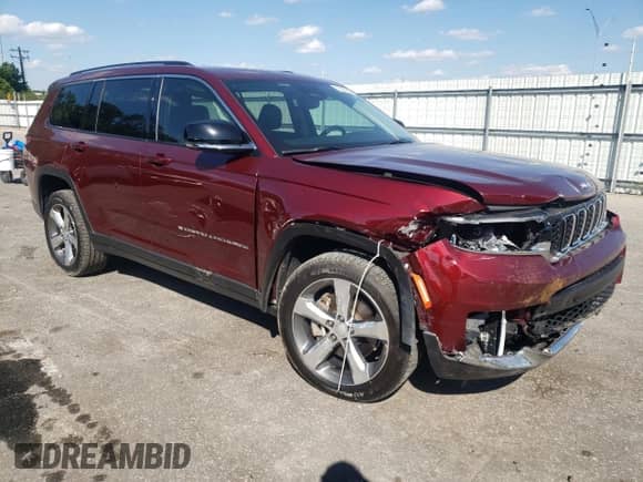 2022 Jeep Grand Cherokee Limited with VIN 1C4RJKBG4N8504490, listed as a Copart auction lot 70547605 with 61,710 mi miles and Salvage title. Bid and sale history available at DreamBid. Image 4.