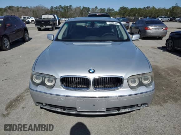 2005 BMW 7 Series 745Li with VIN WBAGN63535DS56141, listed as a Copart auction lot 45632495 with 68,804 mi miles and Clean title. Bid and sale history available at DreamBid. Image 5.