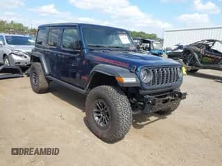 2025 Jeep Wrangler Rubicon with VIN 1C4RJXFNXSW518293, listed as a IAAI auction lot 43158996 with 2,360 mi miles and . Bid and sale history available at DreamBid. Image 1.