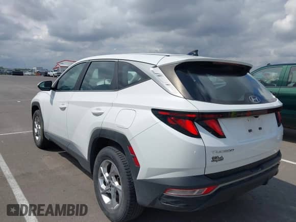 2022 Hyundai Tucson SE with VIN 5NMJACAE1NH079814, listed as a IAAI auction lot 42352417 with 135,899 mi miles and . Bid and sale history available at DreamBid. Image 3.