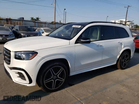 2025 Mercedes-Benz GLS 450 с VIN 4JGFF5KE5SB427577, выставлен на аукционе Copart как лот 67602005 с пробегом 3 миль миль и Чистый • Clean title. История ставок и продаж доступна на DreamBid. Изображение 1.
