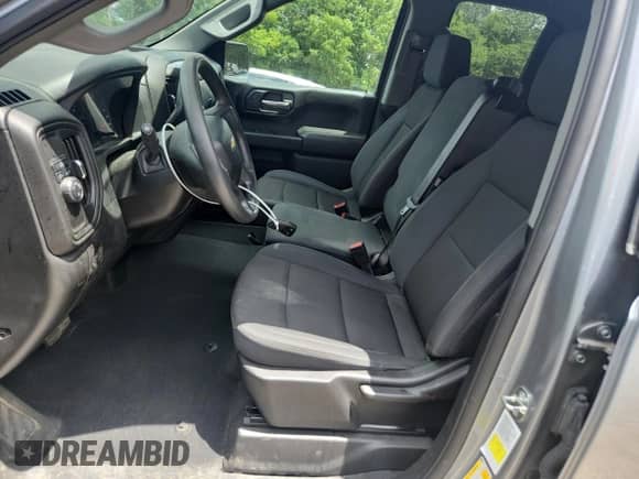 2024 Chevrolet Silverado 1500 Work Truck with VIN 1GCRAAEKXRZ315854, listed as a Copart auction lot 60700275 with 19,002 mi miles and Salvage title. Bid and sale history available at DreamBid. Image 7.