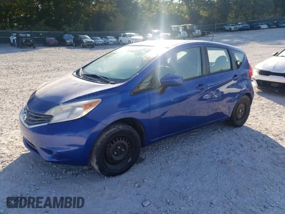 2016 Nissan Note S Plus z VIN 3N1CE2CP0GL355821, wystawiony jako Copart lot #70985415 z przebiegiem 193 954 mil mil oraz Szkoda całkowita • Salvage title. Historia ofert i sprzedaży dostępna na DreamBid. Obrazek 1.