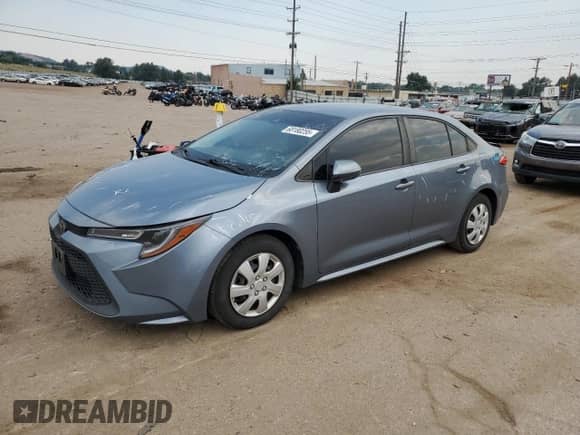 2020 Toyota Corolla L z VIN JTDDPRAE8LJ107792, wystawiony jako Copart lot #68180255 z przebiegiem 42 311 mil mil oraz Szkoda całkowita • Salvage title. Historia ofert i sprzedaży dostępna na DreamBid. Obrazek 1.