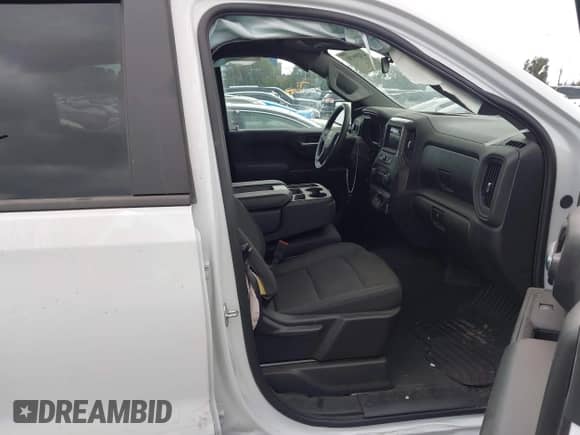 2025 Chevrolet Silverado 1500 Custom with VIN 3GCPKBEK6SG229571, listed as a IAAI auction lot 43299191 with 10,593 mi miles and . Bid and sale history available at DreamBid. Image 5.