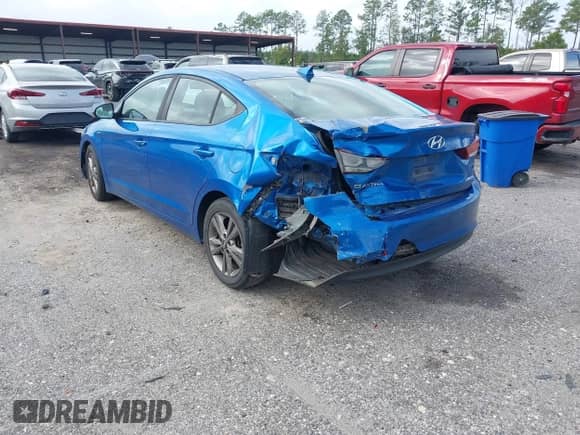 2018 Hyundai Elantra SEL with VIN 5NPD84LF4JH332416, listed as a IAAI auction lot 43356534 with 111,057 mi miles and . Bid and sale history available at DreamBid. Image 3.