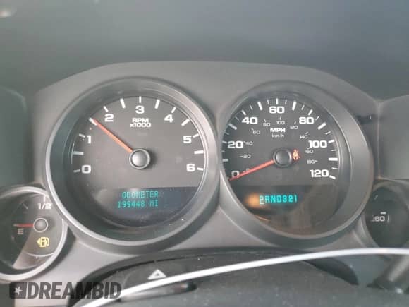 2007 Chevrolet Silverado 1500 LS with VIN 2GCEK13C771730000, listed as a Copart auction lot 48506965 with 199,448 mi miles and Salvage title. Bid and sale history available at DreamBid. Image 9.