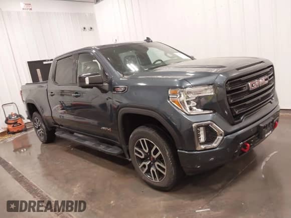 2020 GMC Sierra 1500 AT4 with VIN 1GTP9EEL9LZ133098, listed as a IAAI auction lot 42277309 with 110,983 mi miles and . Bid and sale history available at DreamBid. Image 1.