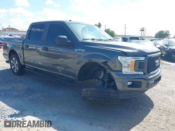 2019 Ford F-150 XL with VIN 1FTEW1CP2KKF15172, listed as a IAAI auction lot 43037025 with 73,666 mi miles and . Bid and sale history available at DreamBid. Image 1.