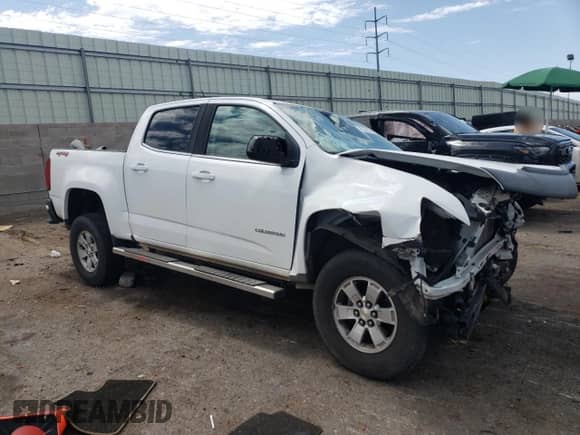 2019 Chevrolet Colorado 4WD Work Truck z VIN 1GCGTBEN7K1223798, wystawiony jako Copart lot #62232625 z przebiegiem 101 748 mil mil oraz Szkoda całkowita • Salvage title. Historia ofert i sprzedaży dostępna na DreamBid. Obrazek 4.