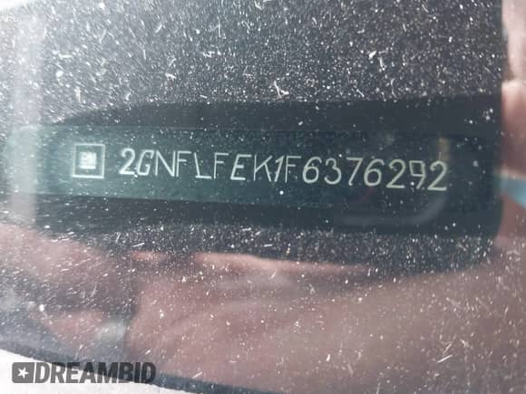 2015 Chevrolet Equinox LT с VIN 2GNFLFEK1F6376292, выставлен на аукционе IAAI как лот 43466822 с пробегом 152 217 миль миль и . История ставок и продаж доступна на DreamBid. Изображение 9.