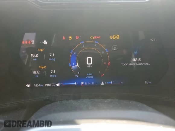 2025 Chevrolet Colorado 4WD Z71 с VIN 1GCPTDEK1S1198818, выставлен на аукционе Copart как лот 69041175 с пробегом 16 миль миль и Списание • Salvage title. История ставок и продаж доступна на DreamBid. Изображение 8.