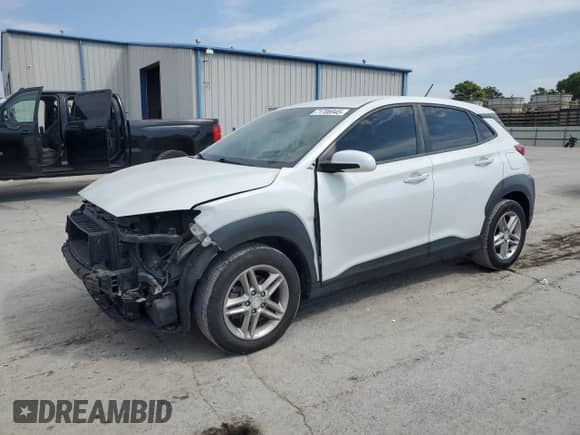 2020 Hyundai Kona SE with VIN KM8K12AA8LU407632, listed as a Copart auction lot 71706945 with 93,796 mi miles and Salvage title. Bid and sale history available at DreamBid. Image 1.