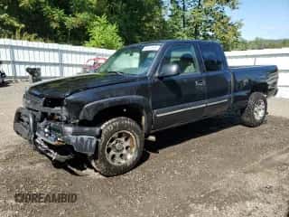2004 Chevrolet Silverado 1500 Z71 z VIN 2GCEK19T841370691, wystawiony jako Copart lot #80321845 z przebiegiem 270 800 mil mil oraz Szkoda całkowita • Salvage title. Historia ofert i sprzedaży dostępna na DreamBid. Obrazek 1.