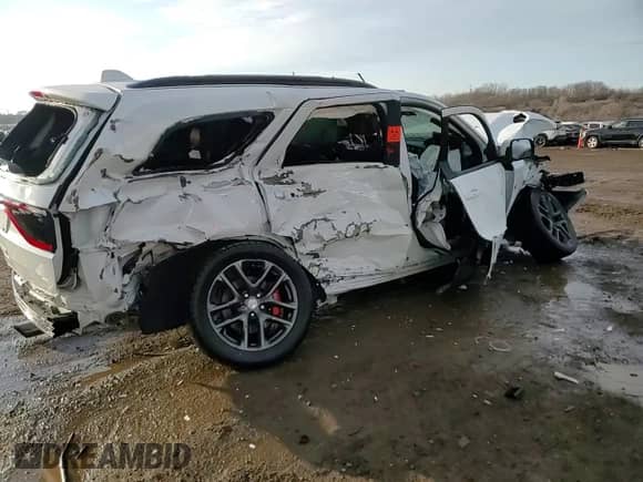 2020 Dodge Durango SRT with VIN 1C4SDJGJXLC257560, listed as a Copart auction lot 46684895 with 103,602 mi miles and Non repairable. Bid and sale history available at DreamBid. Image 14.