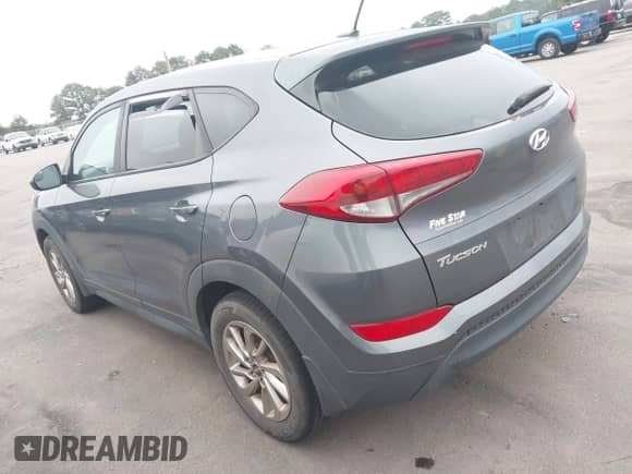 2016 Hyundai Tucson SE with VIN KM8J23A45GU221402, listed as a IAAI auction lot 43378531 with 151,478 mi miles and . Bid and sale history available at DreamBid. Image 3.