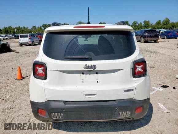 2018 Jeep Renegade Altitude with VIN ZACCJABB7JPG86886, listed as a Copart auction lot 80144975 with 65,437 mi miles and Salvage title. Bid and sale history available at DreamBid. Image 6.