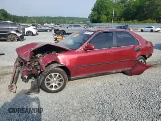 1994 Honda Civic with VIN JHMEH9698RS005245, listed as a Copart auction lot 53887765 with 222,039 mi miles and Salvage title. Bid and sale history available at DreamBid. Image 1.