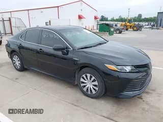 2020 Toyota Camry Hybrid LE with VIN 4T1C31AKXLU013681, listed as a IAAI auction lot 42540384 with 45,863 mi miles and . Bid and sale history available at DreamBid. Image 1.