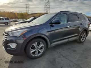 2015 Hyundai Santa Fe GLS z VIN KM8SMDHF8FU101040, wystawiony jako Copart lot #89893415 z przebiegiem 147 042 mil mil oraz Czysty tytuł • Clean title. Historia ofert i sprzedaży dostępna na DreamBid. Obrazek 1.