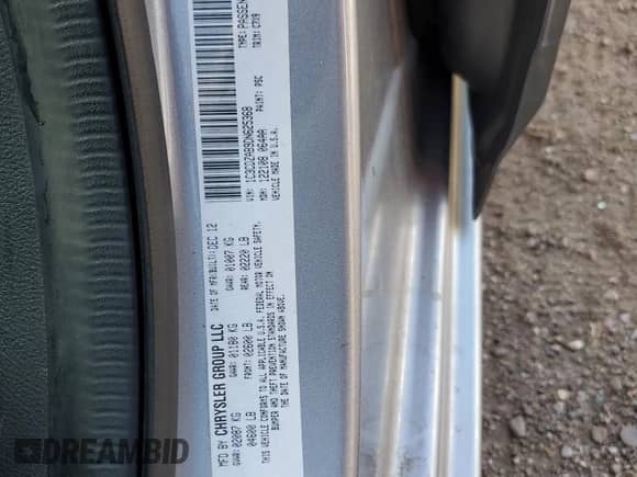 2013 Dodge Avenger SE с VIN 1C3CDZAB9DN625368, выставлен на аукционе Copart как лот 71287444 с пробегом 113 995 миль миль и Списание • Salvage title. История ставок и продаж доступна на DreamBid. Изображение 12.