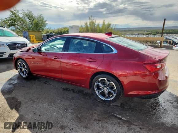 2024 Chevrolet Malibu LT with VIN 1G1ZD5ST9RF160008, listed as a Copart auction lot 84449995 with 37,850 mi miles and Non repairable. Bid and sale history available at DreamBid. Image 2.