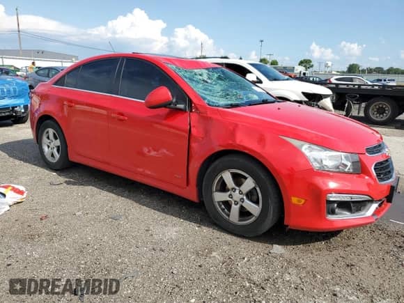 2015 Chevrolet Cruze LT с VIN 1G1PC5SB5F7162605, выставлен на аукционе Copart как лот 61386215 с пробегом 117 877 миль миль и Списание • Salvage title. История ставок и продаж доступна на DreamBid. Изображение 4.