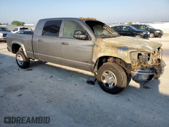 2006 Dodge 2500 SLT with VIN 3D7KS29D16G207415, listed as a Copart auction lot 58834445 with Not provided miles and Salvage title. Bid and sale history available at DreamBid. Image 4.