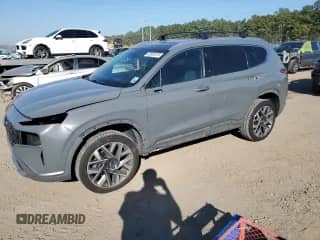 2021 Hyundai Santa Fe Calligraphy z VIN 5NMS5DAL7MH367137, wystawiony jako Copart lot #82503875 z przebiegiem 65 360 mil mil oraz Szkoda całkowita • Salvage title. Historia ofert i sprzedaży dostępna na DreamBid. Obrazek 1.