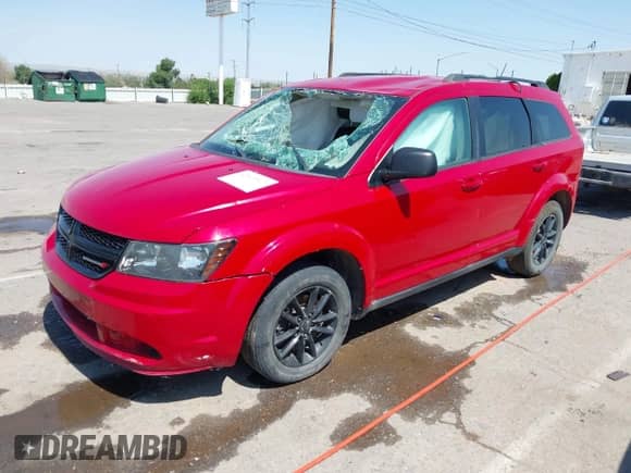 2018 Dodge Journey SE with VIN 3C4PDCAB3JT146577, listed as a IAAI auction lot 42513917 with 179,228 mi miles and . Bid and sale history available at DreamBid. Image 18.