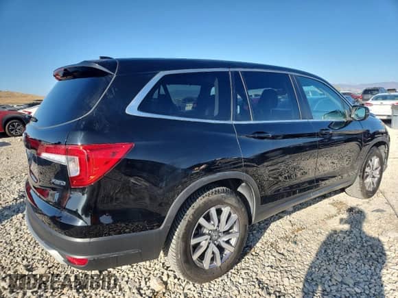 2019 Honda Pilot EX-L z VIN 5FNYF6H47KB098329, wystawiony jako Copart lot #81017705 z przebiegiem 92 531 mil mil oraz Szkoda całkowita • Salvage title. Historia ofert i sprzedaży dostępna na DreamBid. Obrazek 3.