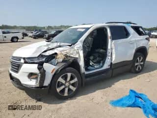 2023 Chevrolet Traverse LT с VIN 1GNERHKW4PJ187380, выставлен на аукционе Copart как лот 59142235 с пробегом 38 139 миль миль и Списание • Salvage title. История ставок и продаж доступна на DreamBid. Изображение 1.