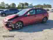 2021 Subaru Impreza Premium with VIN 4S3GTAV62M3715102, listed as a Copart auction lot 72095515 with 43,172 mi miles and Salvage title. Bid and sale history available at DreamBid. Image 1.