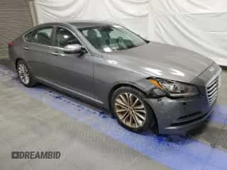 2015 Hyundai Genesis 3.8L z VIN KMHGN4JE0FU071357, wystawiony jako Copart lot #65636004 z przebiegiem 70 941 mil mil oraz Czysty tytuł • Clean title. Historia ofert i sprzedaży dostępna na DreamBid. Obrazek 4.