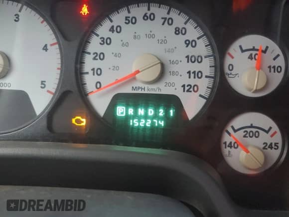 2007 Dodge 3500 SLT with VIN 3D7ML48C27G720359, listed as a Copart auction lot 65620975 with 152,274 mi miles and Salvage title. Bid and sale history available at DreamBid. Image 9.