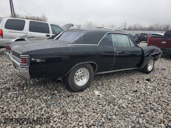 1967 Chevrolet Chevelle с VIN 136177B153987, выставлен на аукционе Copart как лот 79993354 с пробегом 103 503 миль миль и Чистый • Clean title. История ставок и продаж доступна на DreamBid. Изображение 3.