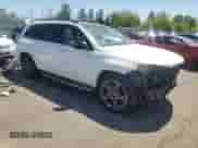 2022 Mercedes-Benz GLS 450 with VIN 4JGFF5KE7NA704689, listed as a Copart auction lot 55205645 with 75,300 mi miles and Salvage title. Bid and sale history available at DreamBid. Image 4.