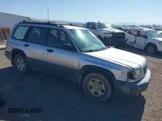 2002 Subaru Forester L z VIN JF1SF63542H716167, wystawiony jako IAAI lot #42190765 z przebiegiem 156 775 mil mil oraz . Historia ofert i sprzedaży dostępna na DreamBid. Obrazek 1.