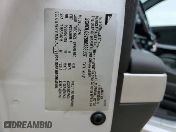 2009 Chevrolet Equinox Sport с VIN 2CNDL037596233907, выставлен на аукционе Copart как лот 59103085 с пробегом 77 940 миль миль и Списание • Salvage title. История ставок и продаж доступна на DreamBid. Изображение 13.