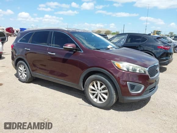 2016 Kia Sorento L with VIN 5XYPG4A38GG169035, listed as a IAAI auction lot 43069831 with 104,276 mi miles and . Bid and sale history available at DreamBid. Image 1.