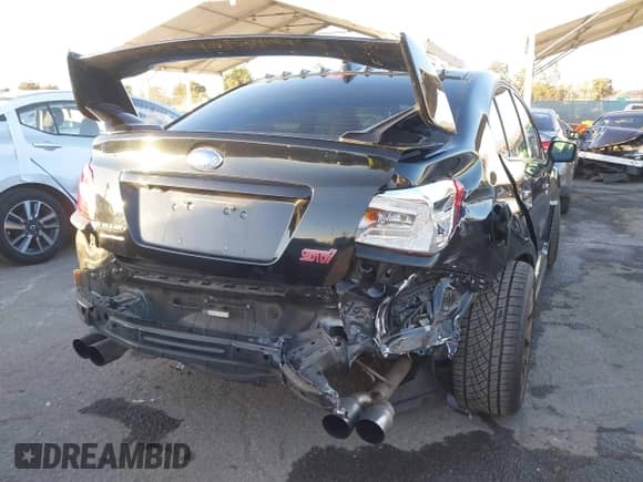 2020 Subaru WRX STI with VIN JF1VA2S65L9830771, listed as a IAAI auction lot 41360199 with 39,566 mi miles and . Bid and sale history available at DreamBid. Image 6.