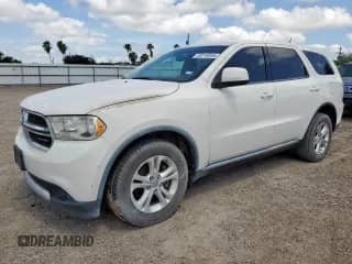 2011 Dodge Durango Express with VIN 1D4RD2GG0BC708635, listed as a Copart auction lot 63218355 with 147,479 mi miles and Salvage title. Bid and sale history available at DreamBid. Image 1.